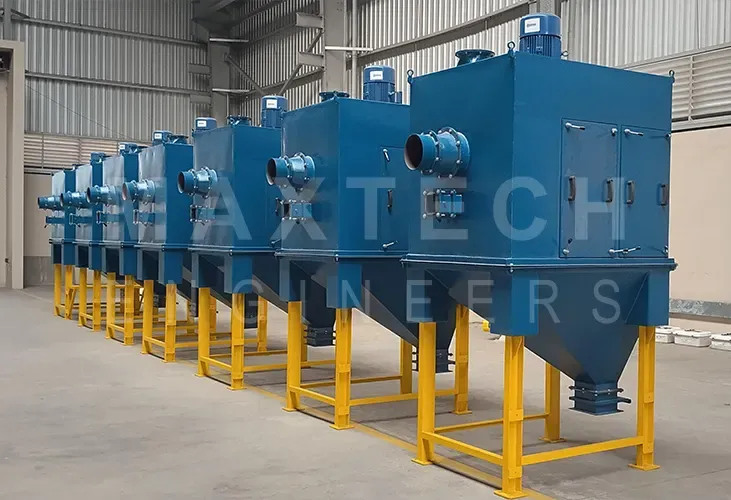 PUFF Insulated Dust Collector for Digital Tile Printing Room Installed at Tiles Manufacturing Company