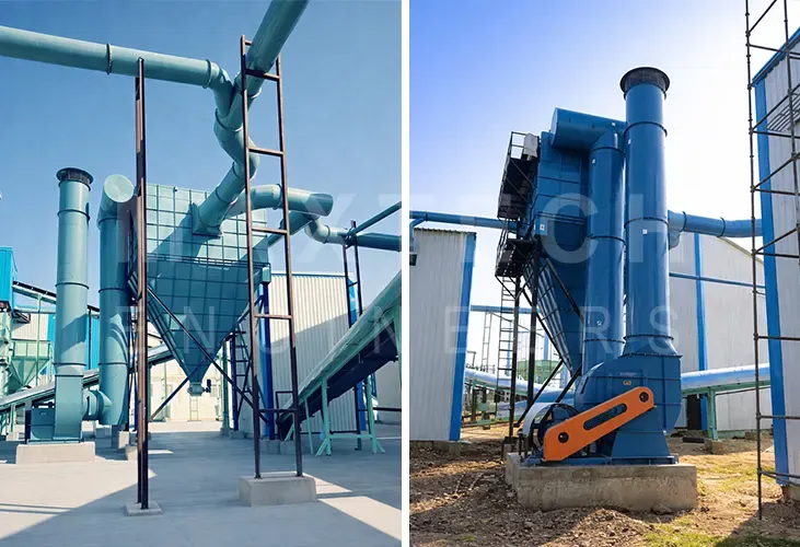 Dust Collection System Installed at Minerals Mining Manufacturing Company for Their Crusher Material Handling Process