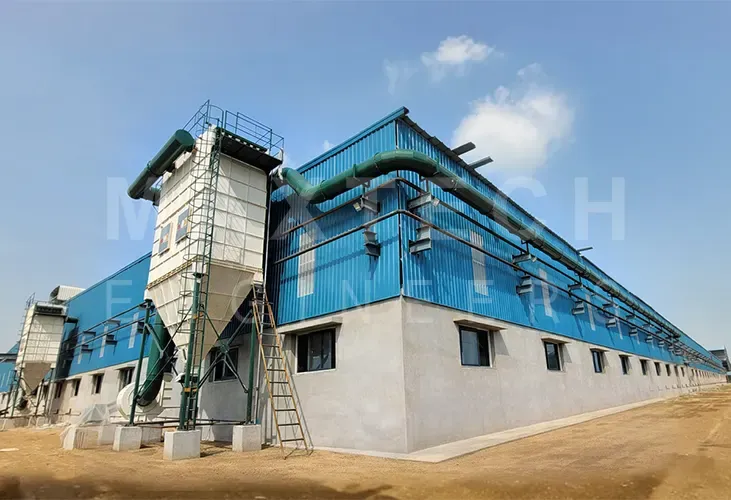 Dust Collection System Installed at Plywood Manufacturing Company