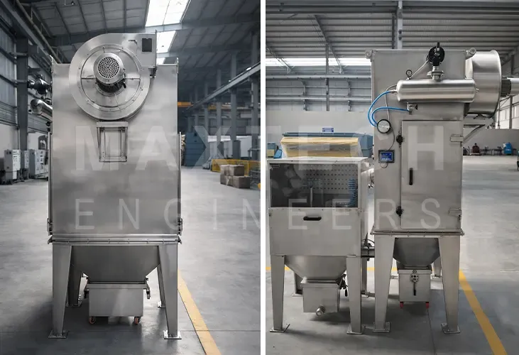 Standalone Dust Collector Installed at a Pharmaceutical Company for Granulation Processing