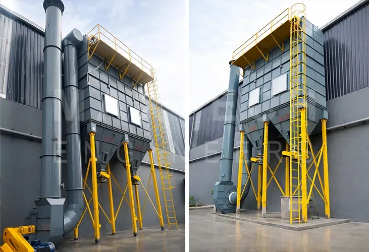 Dust Collection System for Sanding Cutting Process at Laminate Manufacturing Company