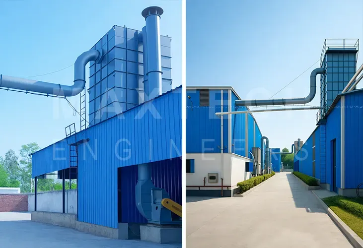 Dust Collection System Installed at Silica Stearates Manufacturing Company for Grinding, Drying and Handling Process