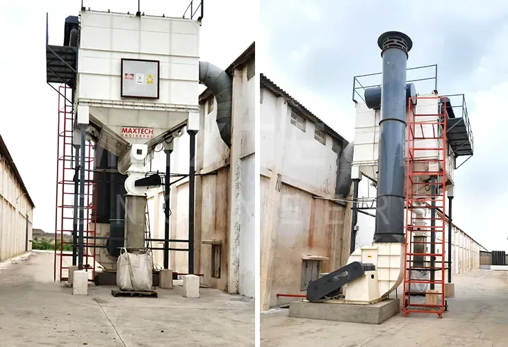 Dust Collection System Installed at PVC Tiles Manufacturing Company
