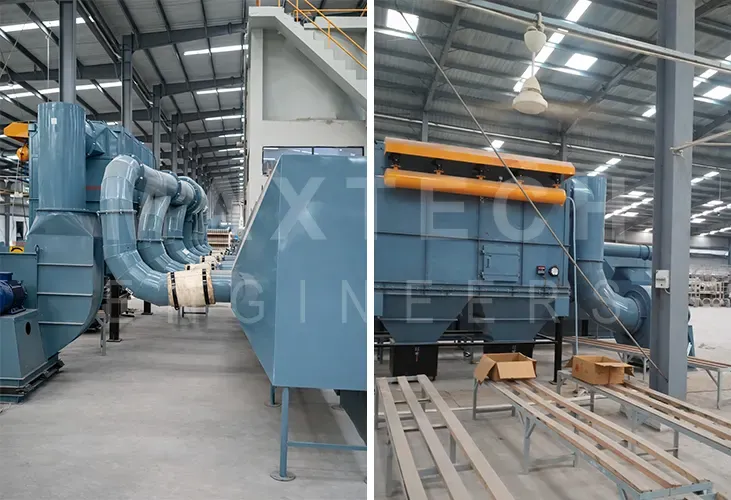 Dust Collection System Installed at Sanitaryware Manufacturing Company