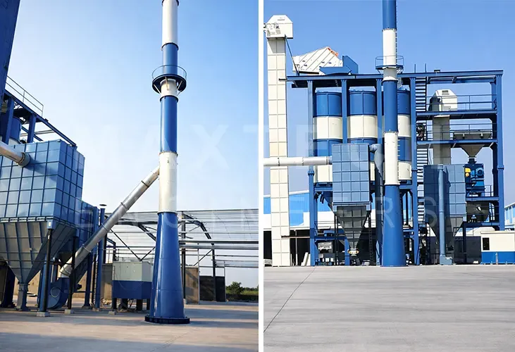 Dust Collection System Installed at Cement Processing Manufacturing Company